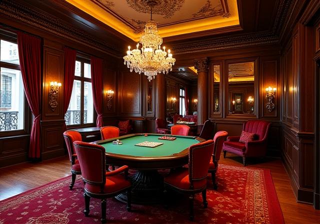 Sala da gioco completa per un hotel di lusso a Venezia.